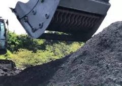 #5 SB20 40×40 篩い作業 （製鋼スラグ）