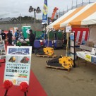 日立建機日本（株）茨城支店日立営業所にて開催された「ZAXIS-5Bシリーズ発表試乗会」にツカミーノシリーズ＆ガラバスタシリーズ他出典いたしました。