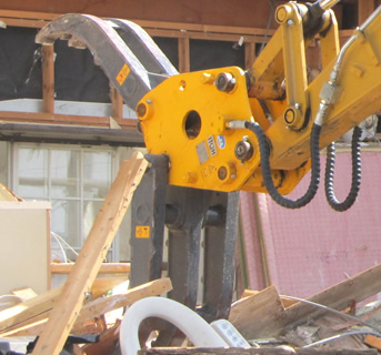 油圧式首振りフォーク固定モデルITFF