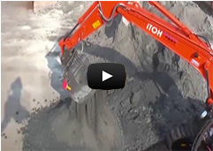 オシレート・スクリーン機能紹介動画 スクリーンバケット,バケットスクリーン,HARDOX,バケット型ふるい機